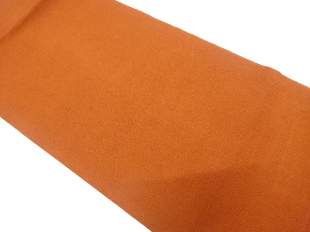 縮緬地　無地　名古屋帯